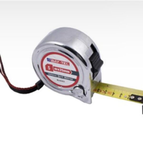 Bay-Tec Mk4147 5Mt 25MM Krom Şerit Metre