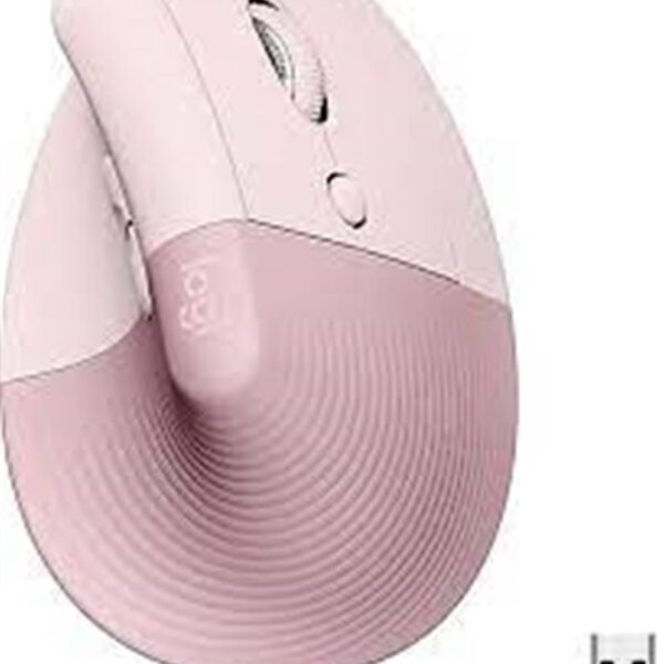Logitech 910-006478 Lift Kablosuz Ergonomik Dikey Rose Mouse
