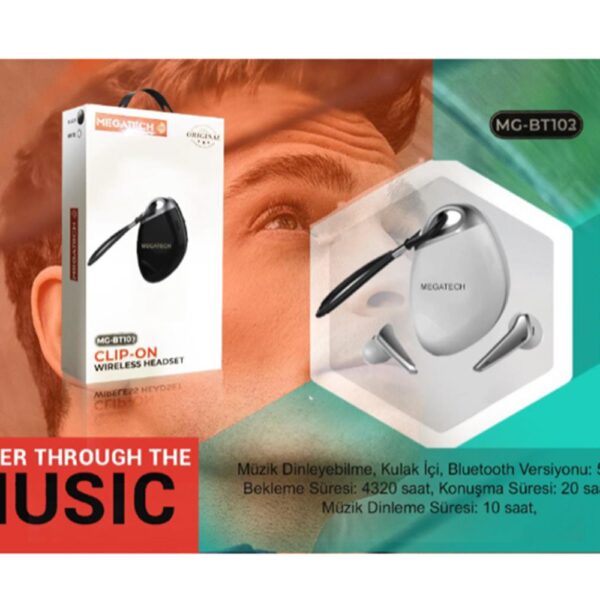 Megatech Mg-Bt101 true Bluetooth Earphone Kablosuz Kulaklık