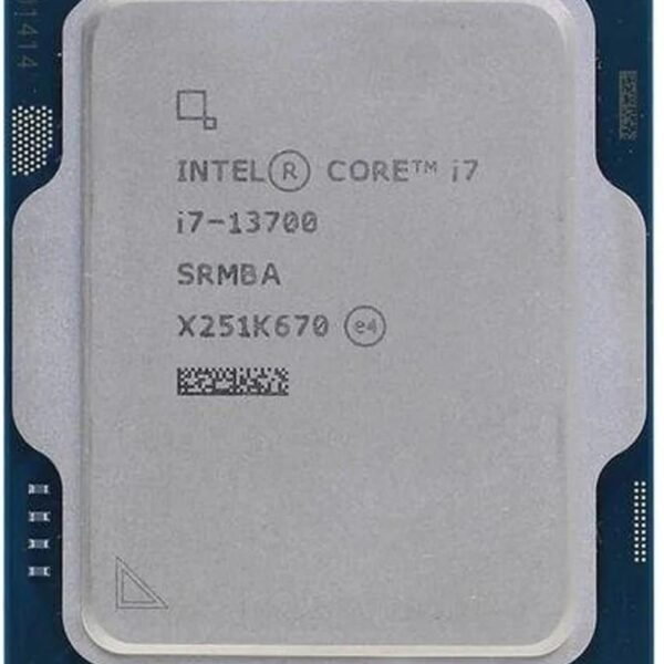 Intel Core i7 13700 TRAY 3.30GHz (Turbo 4.40GHz) 20MB Cache LGA1700 13.Nesil Kutusuz İşlemci