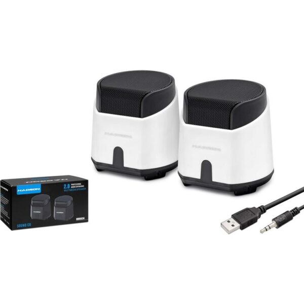 Hadron HD6024W Speaker Pc Beyaz 8.5-9-9 cm