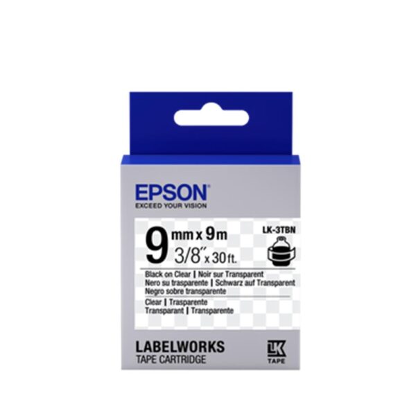 Epson LK-2WBN Standart Beyaz Üzeri Siyah 6mm 9Metre Etiket