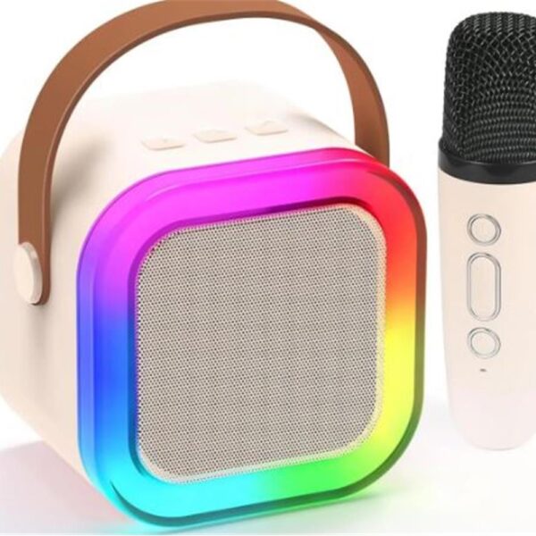WowKids SY13 İki Mikrofonlu Pembe Karaoke Speaker