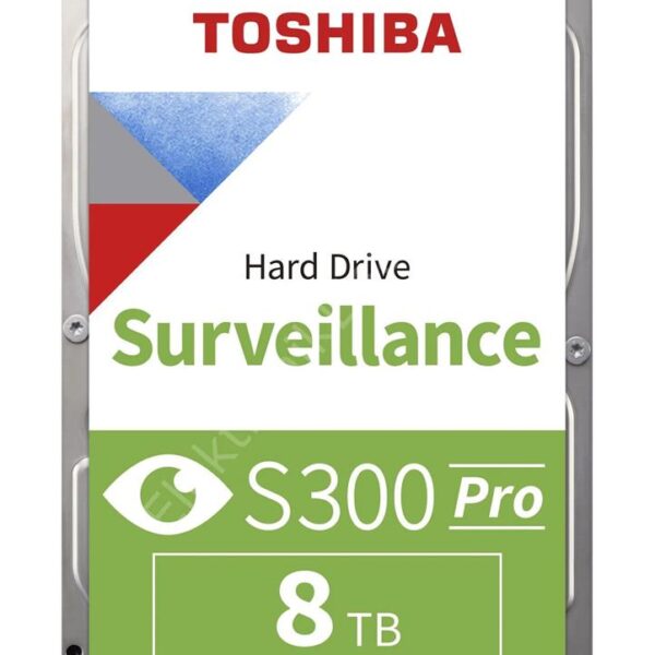 Toshiba 8TB MD10ADA800V S300Pro 7200RPM 512MB SATA3 180TB-Y 7-24 Güvenlik Disk