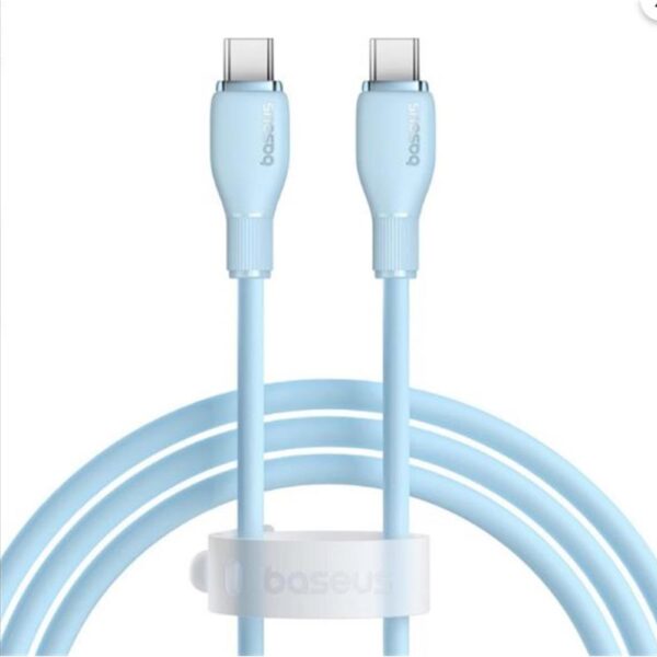 Baseus Pudding USB-A Light 2.4A Kablo 1.2m Mavi (P10355700311-00)