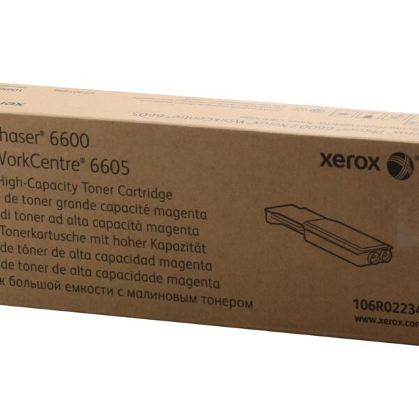 Xerox 106R02234 Phaser 6600-6605 Yüksek Kapasite Magenta Kırmızı Toner