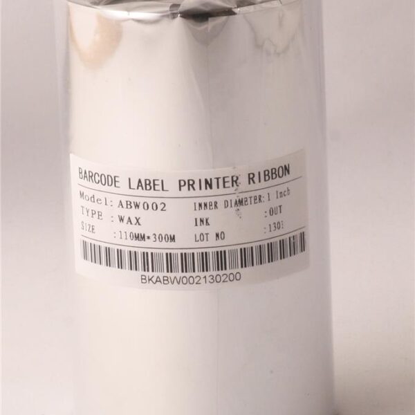 Ribbonsan WX-10FBK 110-300MT Wax Ribbon