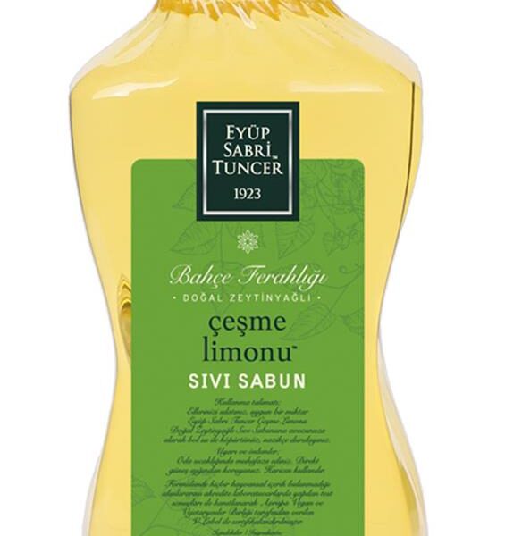 Eyüp Sabri Tuncer 1,5lt Çeşme Limonu Sıvı Sabun Doğal Zeytinyağlı