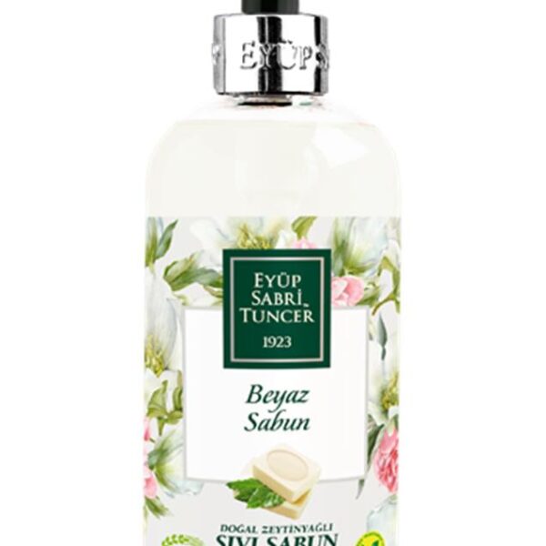 Eyüp Sabri Tuncer 500ml Sabun Doğal Zeytin Yağlı Sıvı Sabun Beyaz