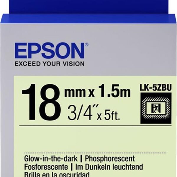 Epson LK-4YBP Pastel Sarı Üzeri Siyah 12mm 9Metre Etiket