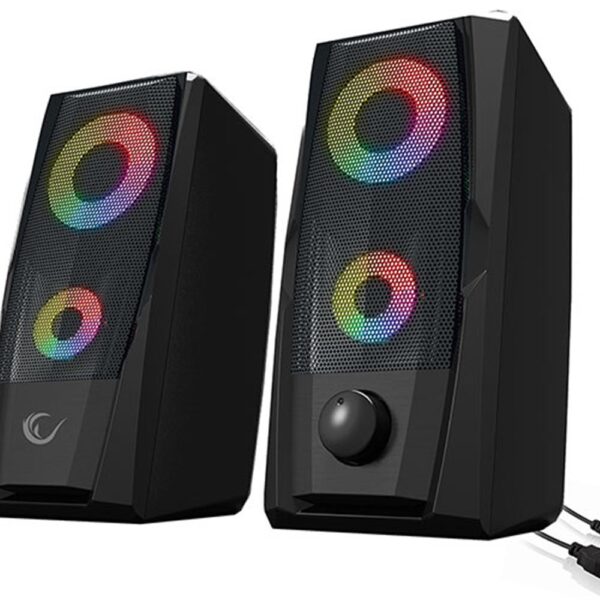 Rampage RMS-X9 2.0 RGB Işıklı Multimedia 5V 30dB Gaming Oyuncu Speaker