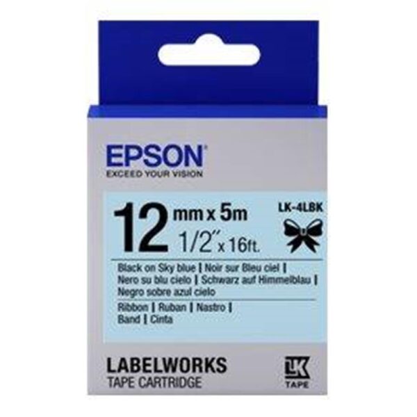 Epson LK-4WLN Beyaz Üzeri Mavi 12mm 9Metre Etiket