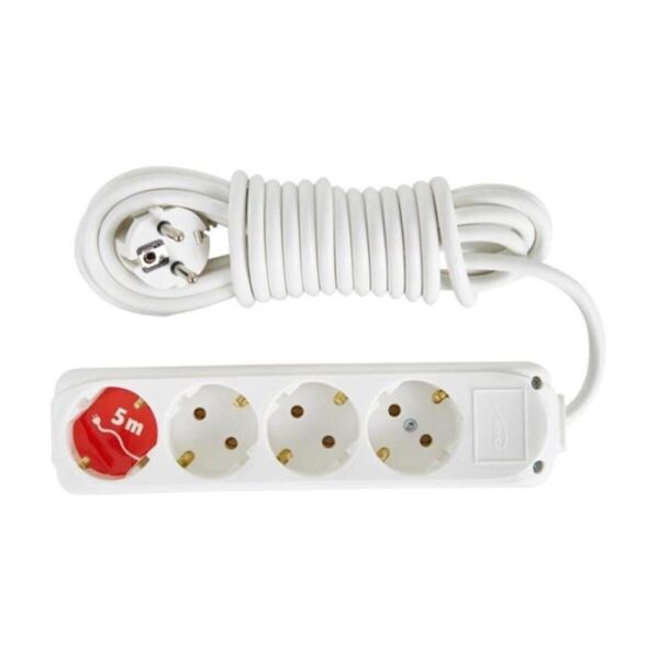 Almera 4lü 5mt Topraklı Priz (9240105)