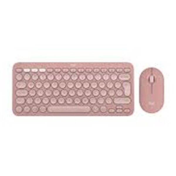 Logitech 920-012247 Pebble 2 Combo Pembe Kablosuz Klavye Mouse Seti