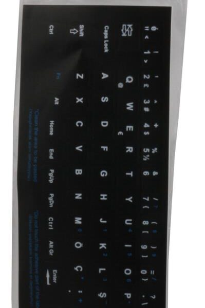 Addison 300161 Türkçe q Siyah Klavye Stıker