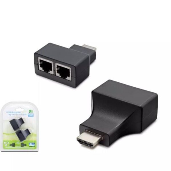 HADRON HDX1298 30M HDMI EXTENDER BY CAT5-6 SİYAH