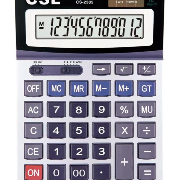 CSL CS-2385 12 Hane Masa Tipi Oynar Başlıklı Hesap Makinesi