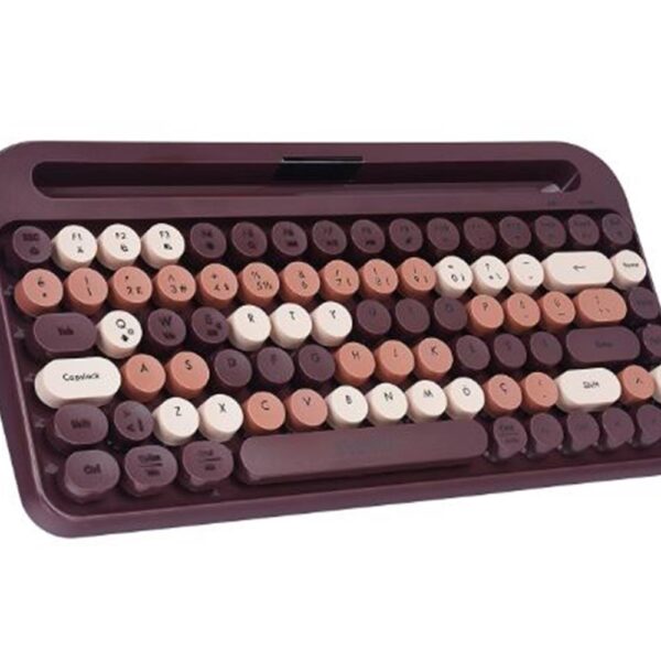 Everest KB-99 MOCHA 2.4G+BT1+BT2 Çoklu Cihaz Bağlantılı Q Kablosuz klavye