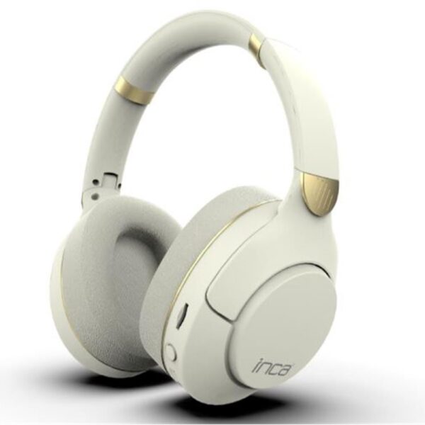 Inca IBK-503B Beyaz 5.3 Bluetooth Wireless Kulaklık Micro Sd Kulaklık 400mah Type-c To USB