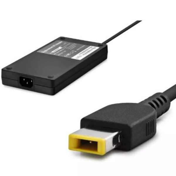 Hadron GXHH6 LENOVO - IBM Uyumlu 20V 11.5A 230W Laptop Adaptörü (Usb Tip Sarı Kare Uç) Siyah
