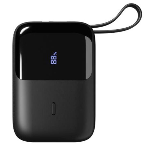 S-link P109M 10000mAh PD20W .5W Siyah LCD Taşınabilir Pil Şarj Cihazı Powerbank