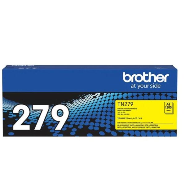 Brother TN-279Y Yellow Sarı Toner HL-L3280CDW  DCP-L3520-3560 MFC-L3720-3760-8390 1.200 Sayfa