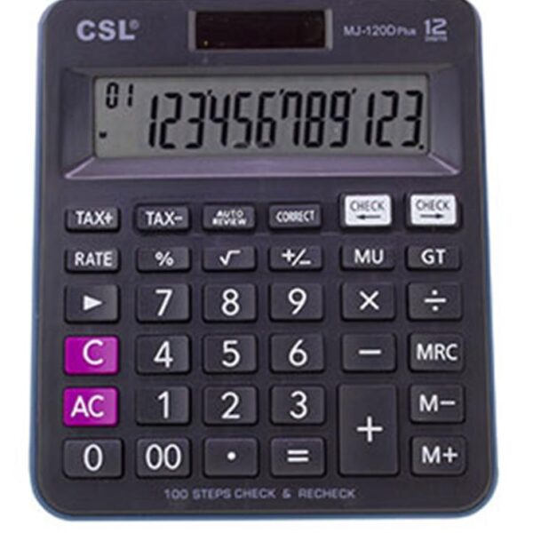 CSL RZ-822 12 Hane Masa Tipi Renkli Hesap Makinesi