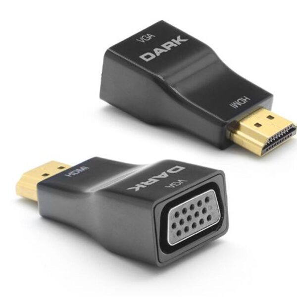 Dark "DK-HD-AHDMIXVGA5" HDMI to VGA Dijital - Analog, Full HD, Mini Dönüştürücü