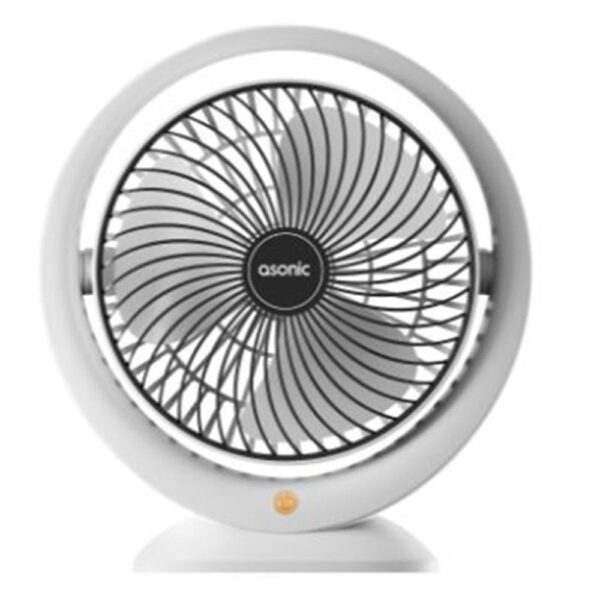 Asonic AFN25 Beyaz-Siyah Type-C Masaüstü Usb Fan