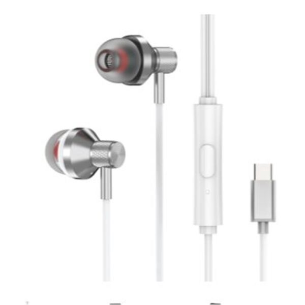 Snopy SN-BT22 Type C Telefon Uyumlu Beyaz Mikrofonlu Kulaklık