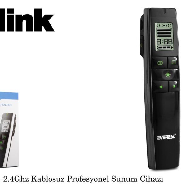 Everest PSN-06G 2.4ghz Kablosuz Profesyonel Presenter