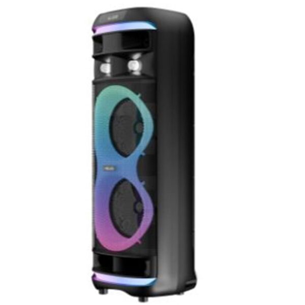 Mikado MD-64BT 60W 1 Adet Kablosuz Mikrofonlu USB+TF+TWS+AUX+BT Destekli Siyah Ses Sistemi