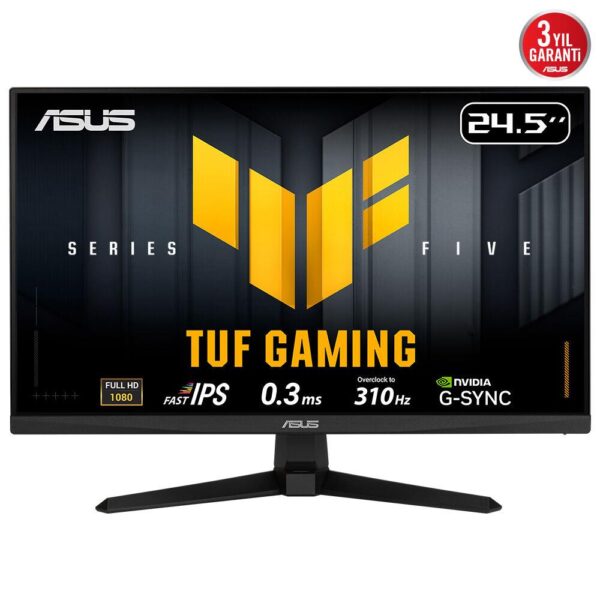 Asus 24.5" Tuf Gaming VG259QMR5A 310Hz 0.3ms Full HD Adaptive Sync Fast IPS Gaming Monitör