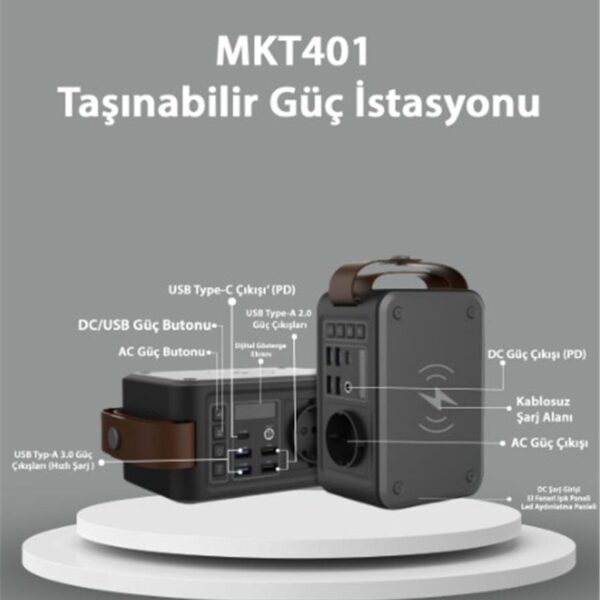 Makim MKT401 TAŞINABİLİR GÜÇ İSTASYONU