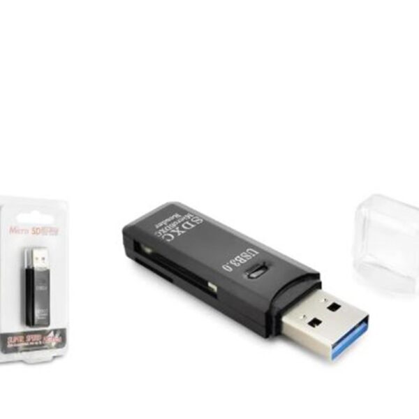 HADRON HDX7030 USB 3.0 Kart Okuyucu SD MicroSD 5 Gbps Siyah