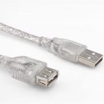 S-link SL-AF30 30cm Usb 2.0 AM To AF Şeffaf Uzatma Kablosu