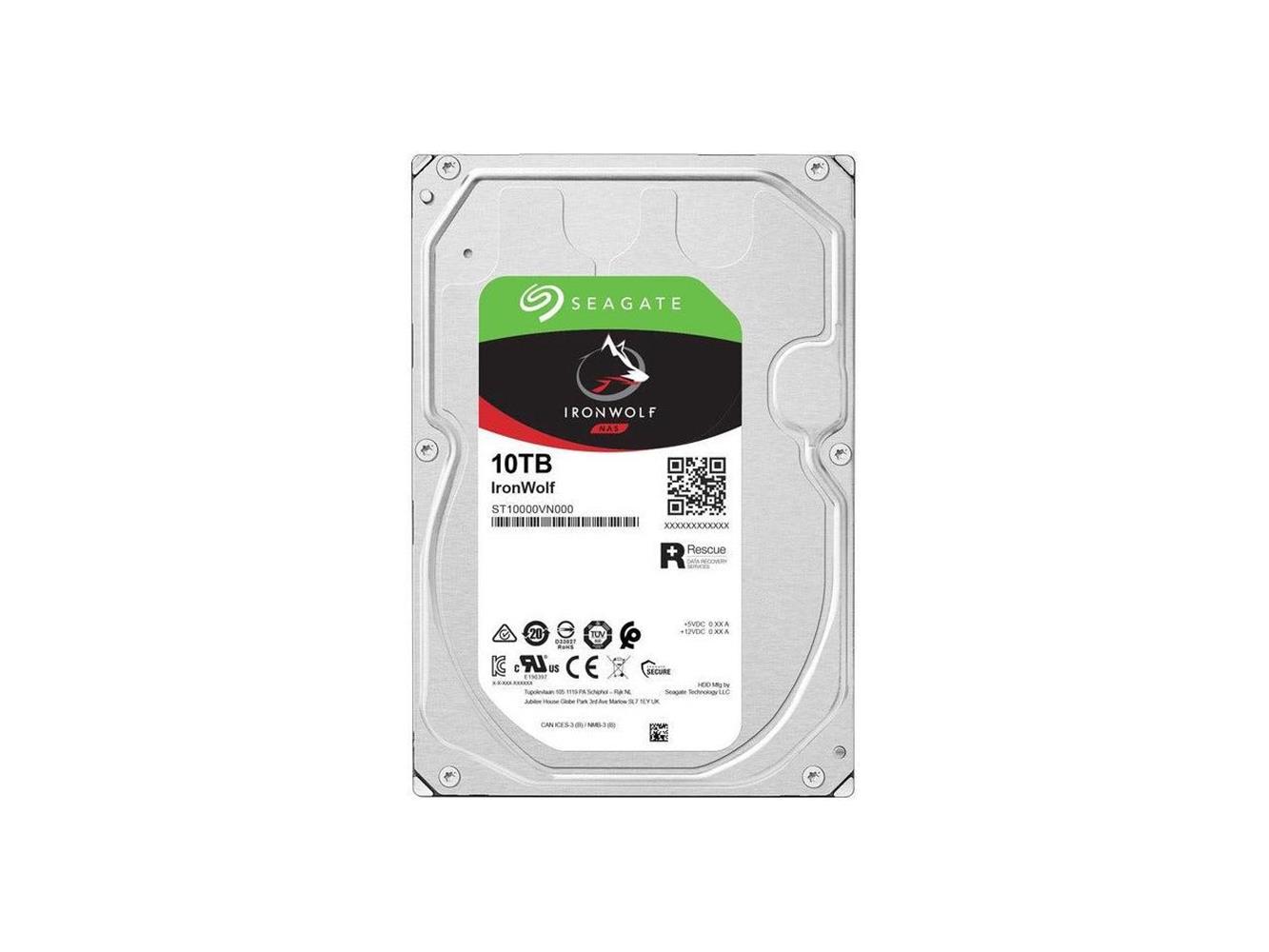 102533-1 Seagate 10tb Ironwolf St10000vn000 3.5" 256mb 7200 Rpm Nas Disk Harddisk (koyuncu Distribitör Ürünü) - Görsel 1