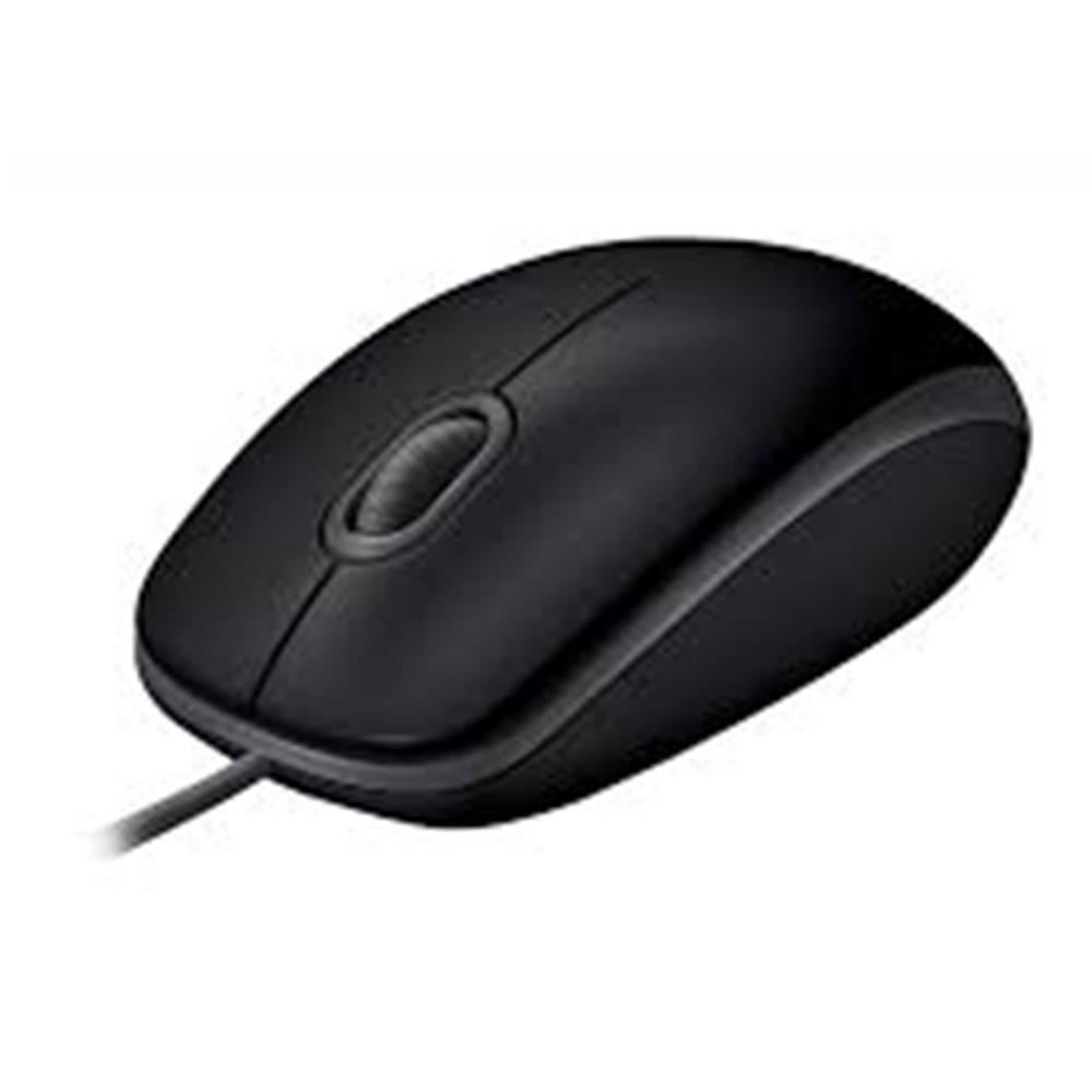 102677-1 Logitech 910-005508 B110 Siyah Silent (sessiz) Kablolu Optik Usb Mouse - Görsel 1