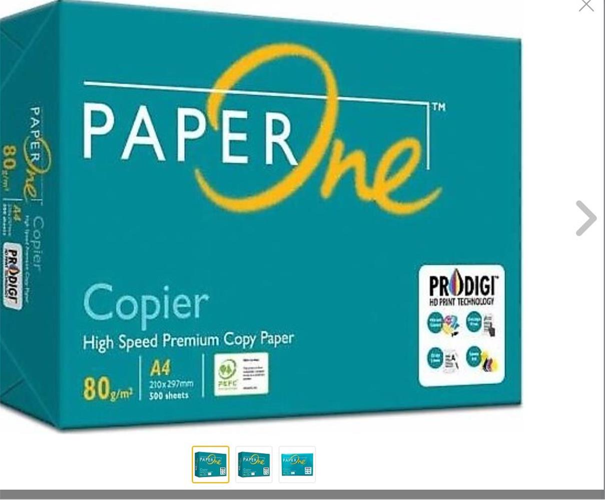 103157-1 Office Paper A4 Fotokopi Kağıdı 80gr-500 Lü 1 Koli= 5 Paket - Görsel 1