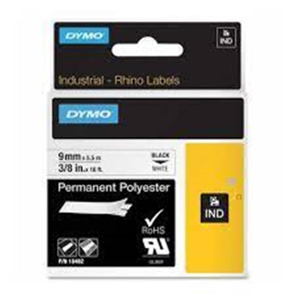 103339-1 Dymo 1868735 XTL Sabit Polyester Düz Yüzey 6 x 9 Beyaz-Siyah - Görsel 1