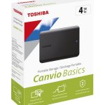 Toshiba 4TB Canvio Basic 2.5" Gen1 USB 3.2 Harici Harddisk (HDTB540EK3CA)