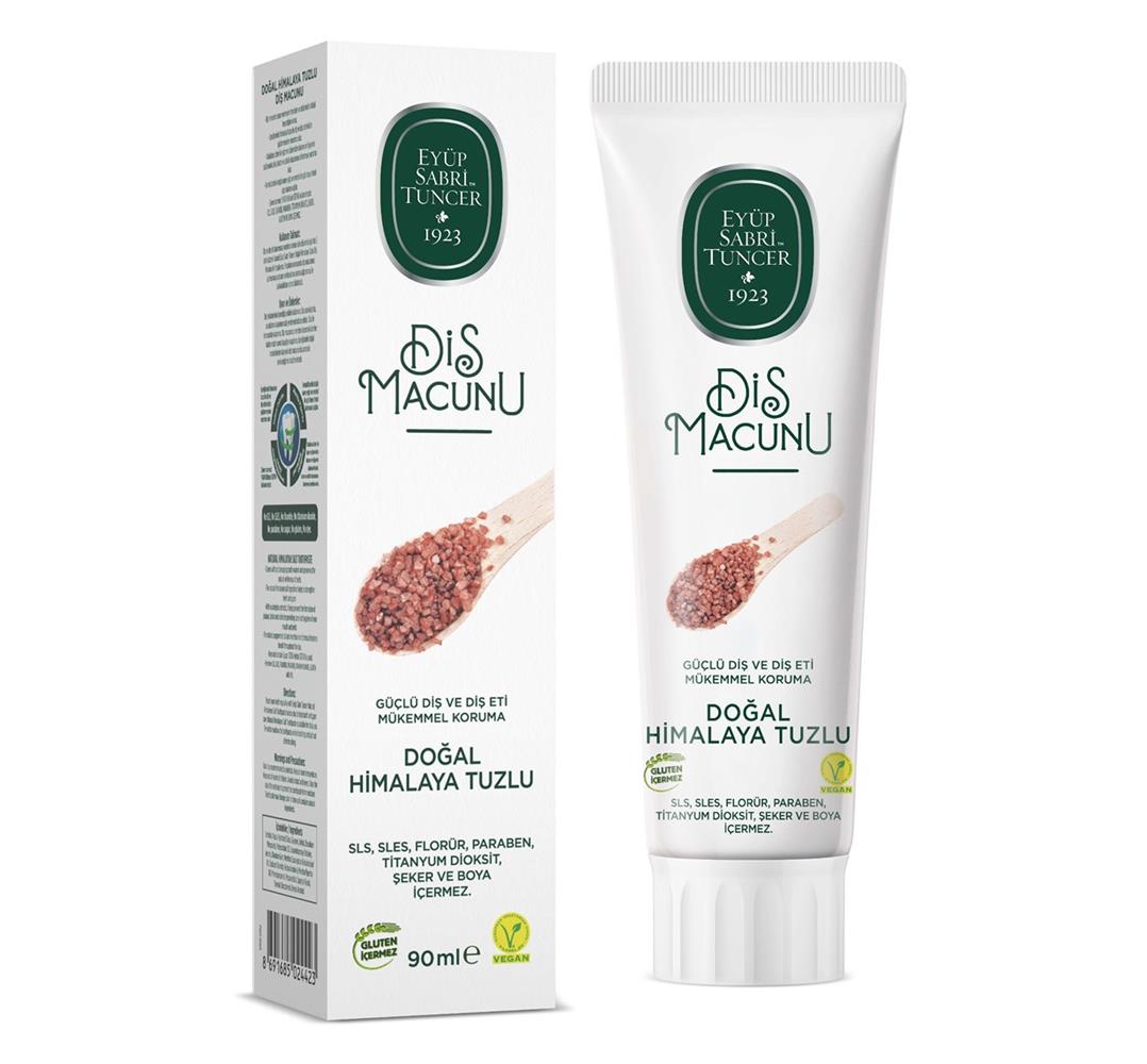 104181-1 Eyüp Sabri Tuncer Doğal Himalaya Tuzlu Özlü Macunu 90ml - Görsel 1