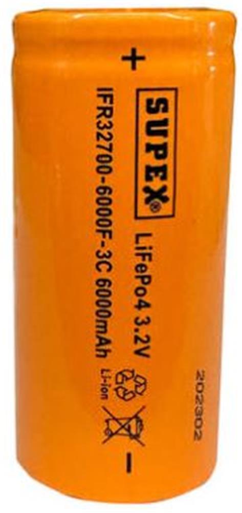 105323-1 Supex IFR32700-6000F-3C 3.2V Lityum İon Pil - Görsel 1