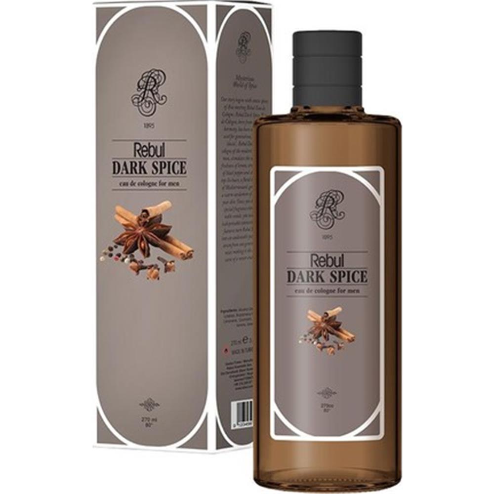105520-1 Rebul 250ml Dark Spice Kolonya Cam Şişe - Görsel 1