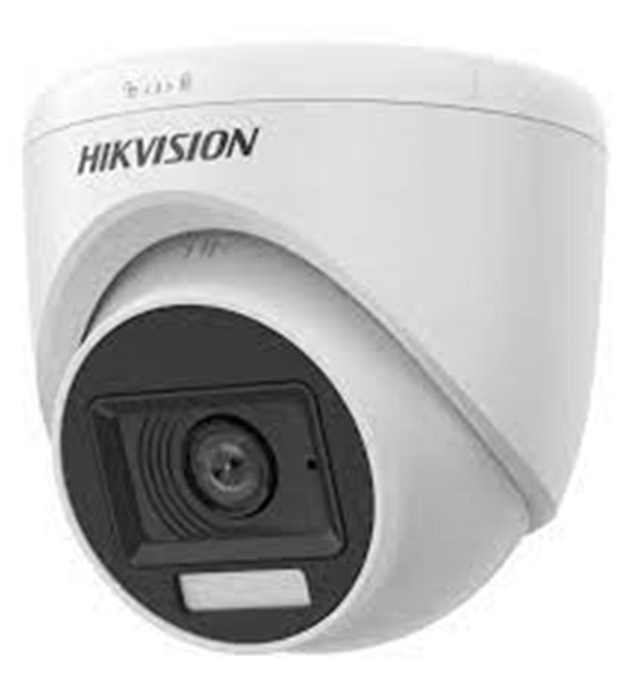 105946-1 Hikvision Ds-2ce76d0t-exlpf Tvı 1080p 2mp 2.8mm Sabit Lensli Dual Light Dome Kamera - Görsel 1