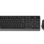 A4 Tech Fg1035 2.4G Gri Q Fn-Mm Klv+Optik Mouse Set