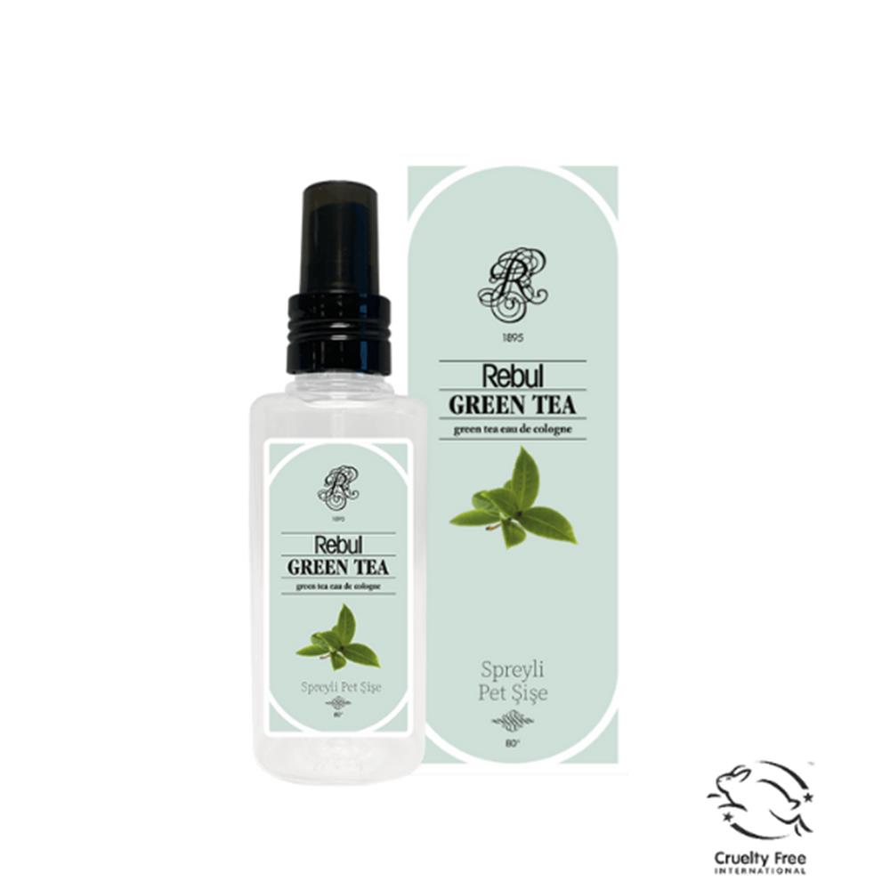 106955-1 Rebul 125ml Green Tea Spreyli Kolonya Pet - Görsel 1