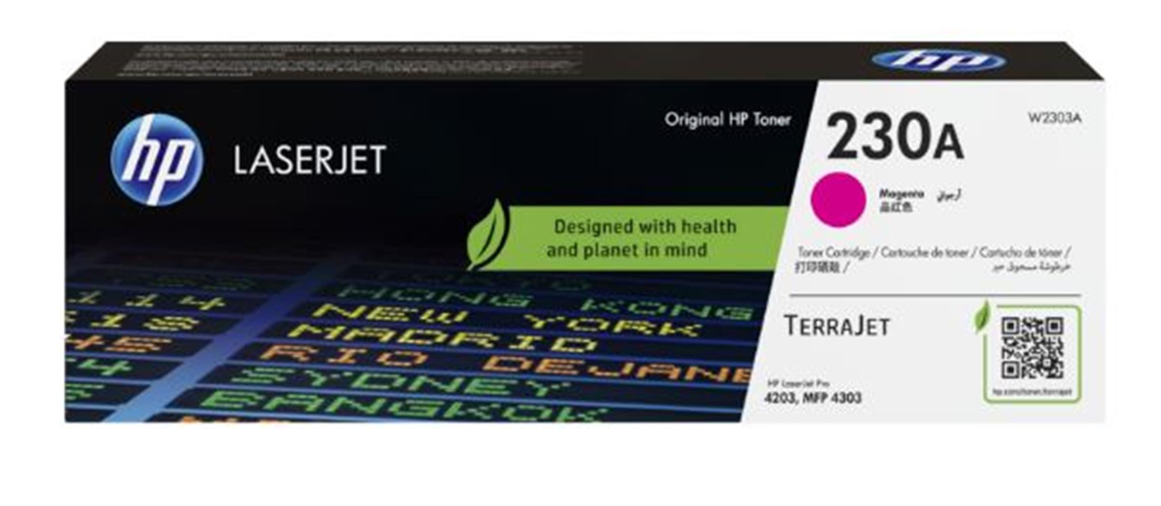 107198-1 Hp 230a Magenta Kırmızı 1.800 Sayfa Toner W2303a - Görsel 1