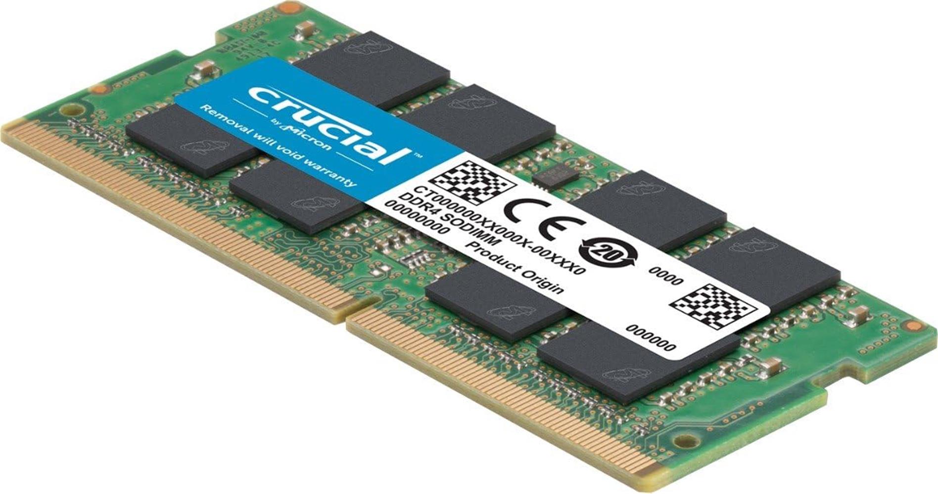 107269-1 Crucial 32GB DDR4 3200Mhz CT32G4SFD832A Notebook Ram - Görsel 1