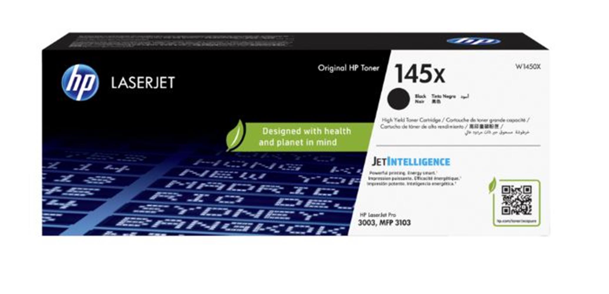 107591-1 Hp 145x Black Siyah 3.800 Sayfa Toner W1450x - Görsel 1